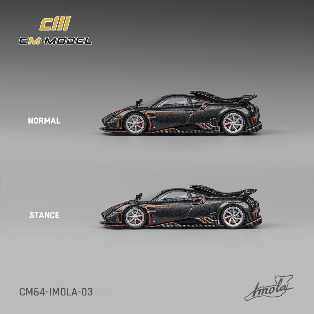 CM MODEL 1/64 Pagani Imola Metallic Gray CM64- IMOLA-03