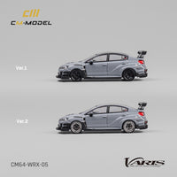 PREORDER CM MODEL 1/64 Subaru WRX Varis Widebody 2.0 Gray CM64-WRX-05 (Approx. Release Date : Q4 2024 subject to manufacturer's final decision)