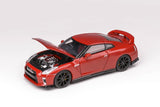 PREORDER MOTORHELIX 1/64 Nissan GT-R R35 Track Edition - Solid Red M63512 (Approx. Release Date: SEPTEMBER 2024 and subject to the manufacturer's final decision)