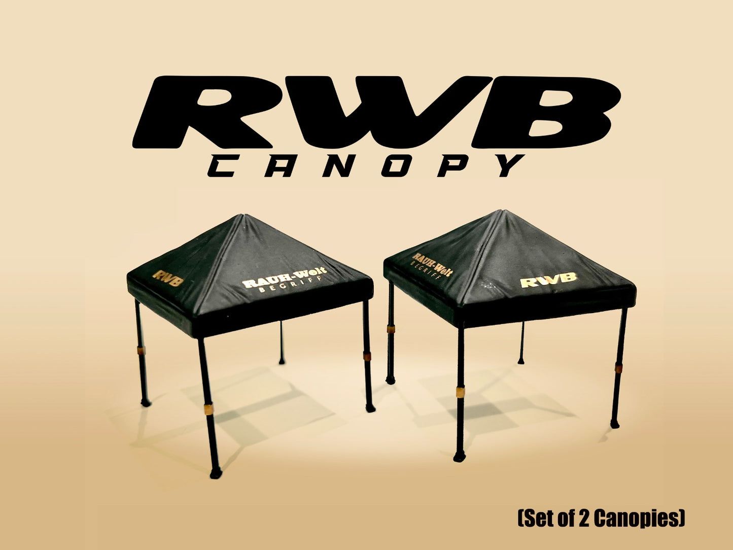 AMERICAN DIORAMA 1/64 RWB Canopy Set AD-2418
