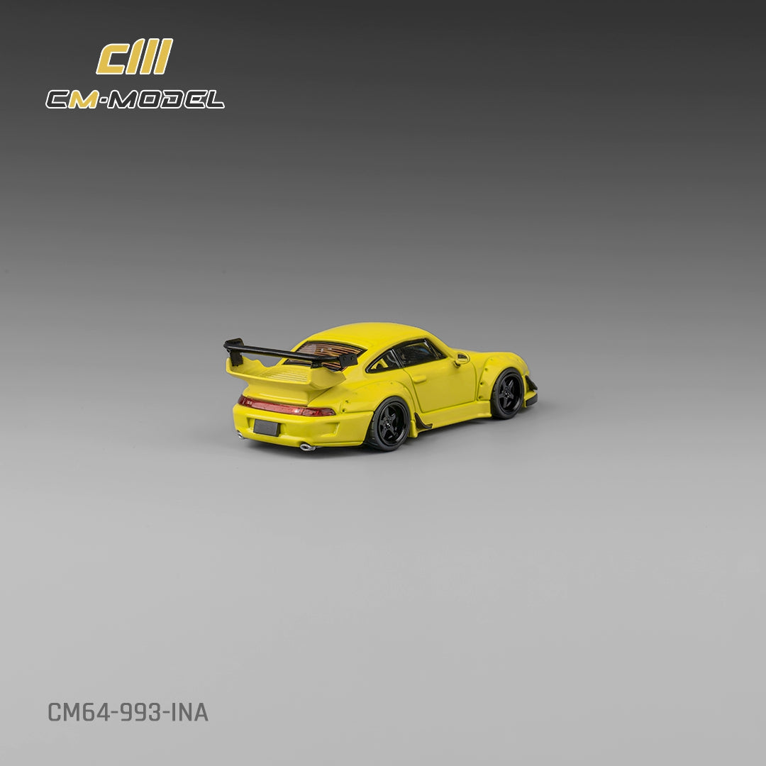 CM MODEL 1/64 993 Yellow (Indonesia Exclusive) CM64-993-INA