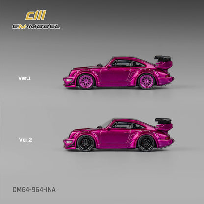 CM MODEL 1/64 964 Metallic Purple (Indonesia Exclusive) CM64-964-INA