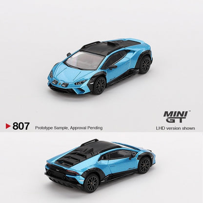 MINI GT 1/64 Lamborghini Huracán Sterrato Blu Aegir MGT00807-BL