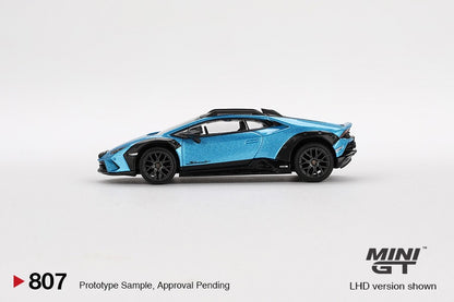 MINI GT 1/64 Lamborghini Huracán Sterrato Blu Aegir MGT00807-BL