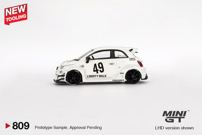 MINI GT 1/64 LB-WORKS x Abas Works ABARTH 595 Gara White MGT00809-R