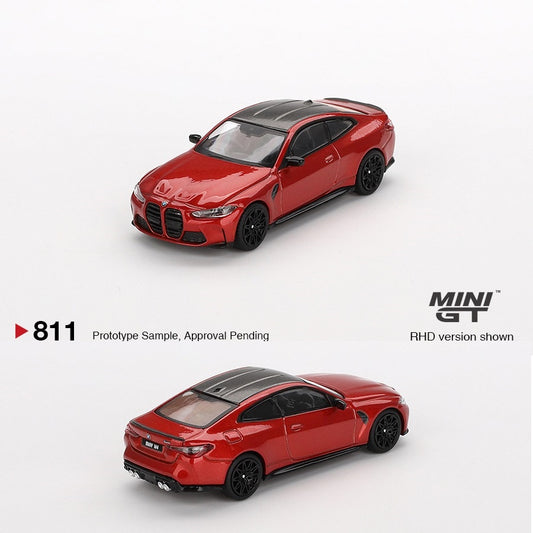 MINI GT 1/64 BMW M4 Competition (G82) Sahkir Orange MGT00811-L