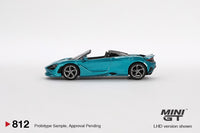 PREORDER MINI GT 1/64 McLaren 750S Spider Belize Blue MGT00812-L (Approx. Release Date : Q4 2024 subject to manufacturer's final decision)