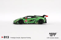 PREORDER MINI GT 1/64 Lamborghini Huracán GT3 EVO2 #63 Iron Lynx  IMSA 2023  Daytona 24 Hrs. MGT00813-L (Approx. Release Date : Q4 2024 subject to manufacturer's final decision)