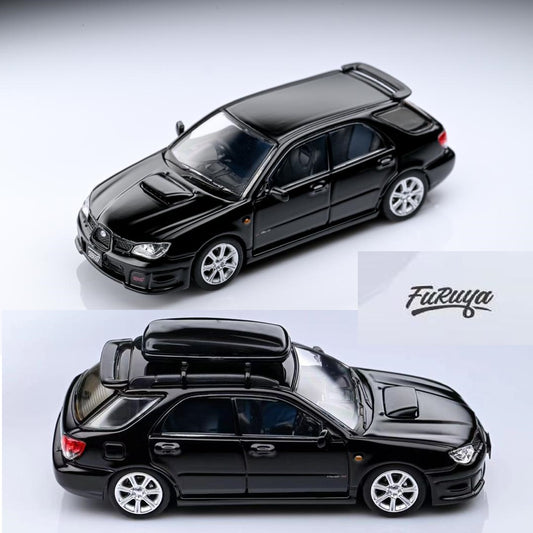 Furuya 1/64 Subaru Impreza WRX STi Version 9 Wagon - Black
