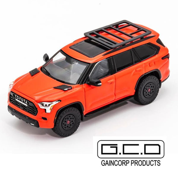 PREORDER GCD 1/64 Toyota Sequoia - Orange Red LHD KS-068-438 (Approx. Release Date: OCTOBER 2024 and subject to the manufacturer's final decision)