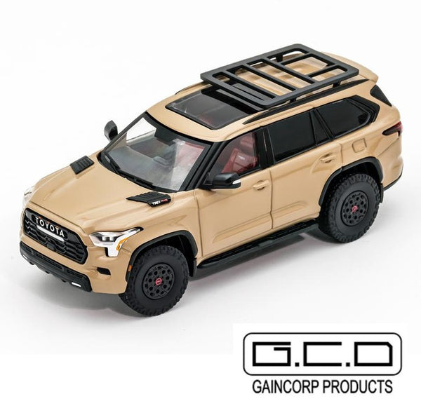 PREORDER GCD 1/64 Toyota Sequoia - Beige LHD KS-068-439 (Approx. Release Date: OCTOBER 2024 and subject to the manufacturer's final decision)