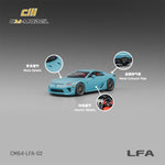 PREORDER CM MODEL 1/64 Lexus LFA Baby Blue - CM64-LFA-02 (Approx. Release Date : Q4 2024 subject to manufacturer's final decision)