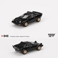 PREORDER MINI GT 1/64 Lancia Stratos HF Stradale Nero MGT00846-L (Approx. Release Date : Q1 2025 subject to manufacturer's final decision)