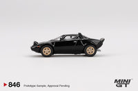 PREORDER MINI GT 1/64 Lancia Stratos HF Stradale Nero MGT00846-L (Approx. Release Date : Q1 2025 subject to manufacturer's final decision)