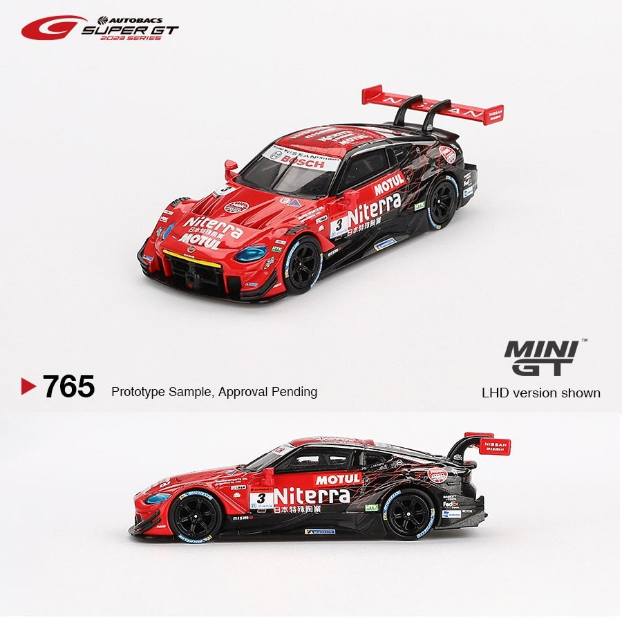 MINI GT 1/64 Nissan Z GT500 #3 "Niterra MOTUL Z" NDDP RACING 2023 SUPER GT SERIES MGT00765-BL