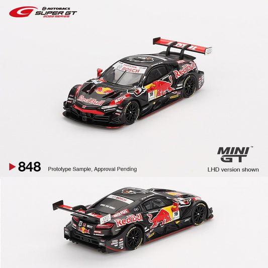 MINI GT 1/64 Honda NSX-GT "Type S" GT500 #16 "Red Bull MOTUL MUGEN NSX-GT" TEAM Red Bull MUGEN 2022 SUPER GT SERIES MGT00848-BL
