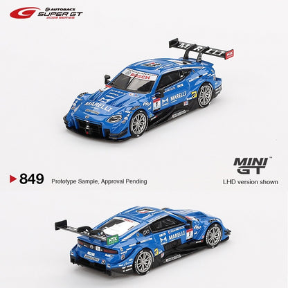 MINI GT 1/64 Nissan Z GT500 #1 "MARELLI IMPUL Z" TEAM IMPUL 2023 SUPER GT SERIES MGT00849-BL