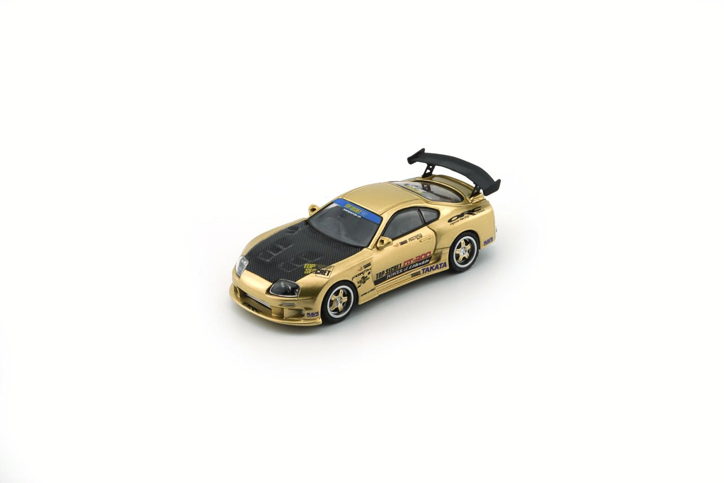 BM Creations 1/64 TOP SECRET Supra (JZA80) Gold HK Toycar Salon 2024 Edition 64B0429
