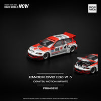 PREORDER POPRACE 1/64 PANDEM CIVIC EG6 v1.5 IDEMITSU MOTION INFINITE PR640212 (Approx. Release Date: Q1 2025 and subject to the manufacturer's final decision)