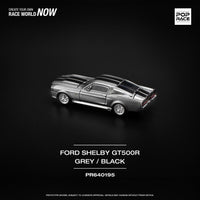 PREORDER POPRACE 1/64  1967 SHELBY MUSTANG GT500 - GREY/BLACK PR640195 (Approx. Release Date: Q1 2025 and subject to the manufacturer's final decision)