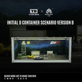 PREORDER Time Box & MoreArt INITIAL D CONTAINER Diorama TB400203 (Approx. Release Date : DEC 2024 subject to manufacturer's final decision)