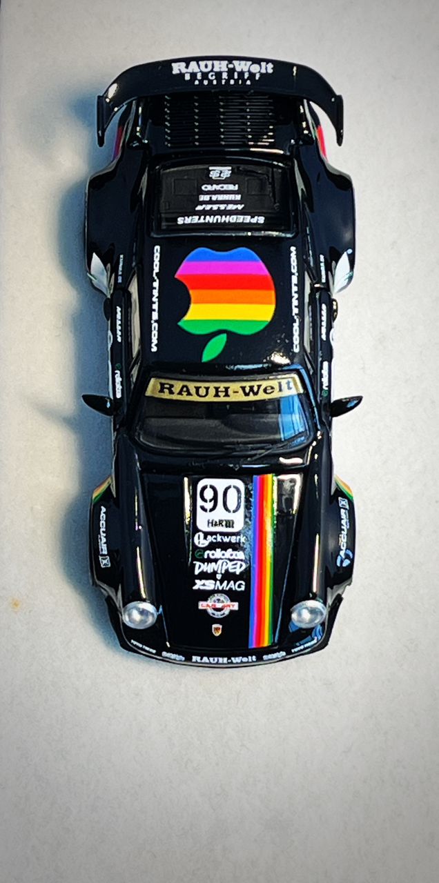 PGM 1/64 RWB 964 Black Apple Fully Opened with Rectangular Display Box PGM-640009
