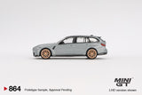 PREORDER MINI GT 1/64 BMW M3 Competition Touring Brooklyn Grey MGT00864-L (Approx. Release Date : Q1 2025 subject to manufacturer's final decision)