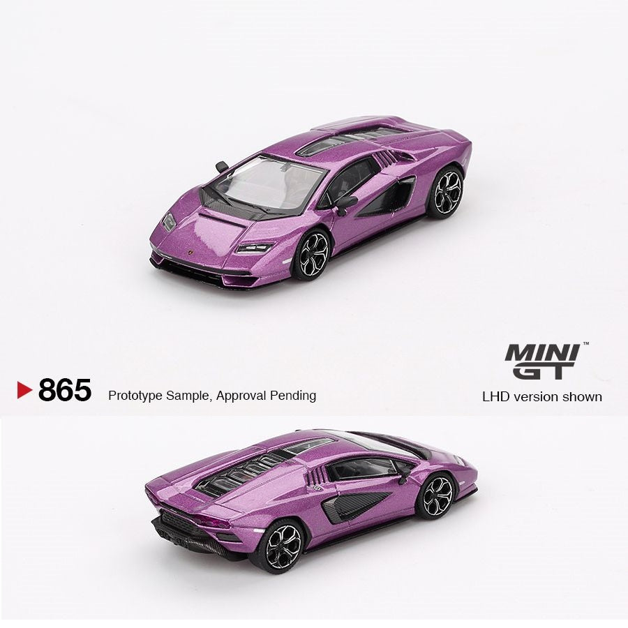 MINI GT 1/64 Lamborghini Countach LPI 800-4 Viola 30th MGT00865-L