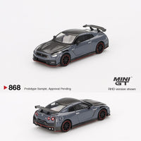 PREORDER MINI GT 1/64 Nissan GT-R Nismo 2024 NISMO Stealth Gray MGT00868-L (Approx. Release Date : Q1 2025 subject to manufacturer's final decision)