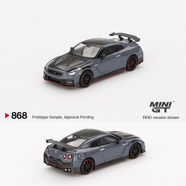 PREORDER MINI GT 1/64 Nissan GT-R Nismo 2024 NISMO Stealth Gray MGT00868-L (Approx. Release Date : Q1 2025 subject to manufacturer's final decision)