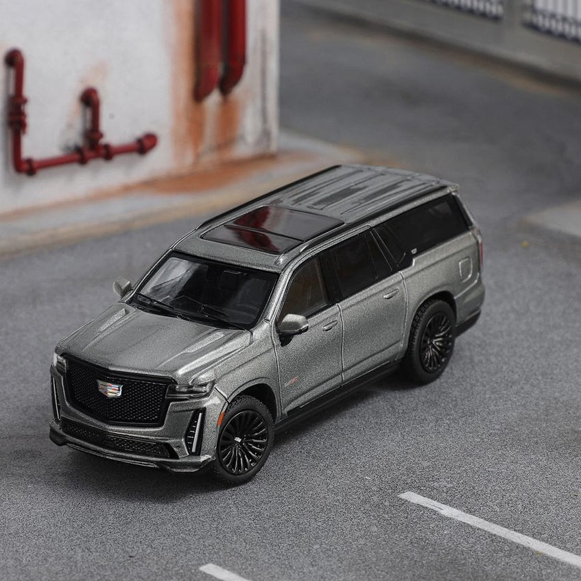 PREORDER Shadow Pro 1/64 Escalade ESV KS-057-470 Dark Grey LHD