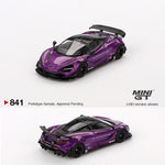 PREORDER MINI GT 1/64 McLaren 720S LB★Works Purple MGT00841-L (Approx. Release Date : Q2 2025 subject to manufacturer's final decision)