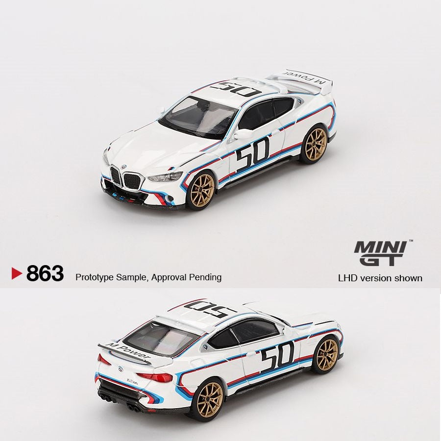 MINI GT 1/64 BMW 3.0 CSL White MGT00863-L