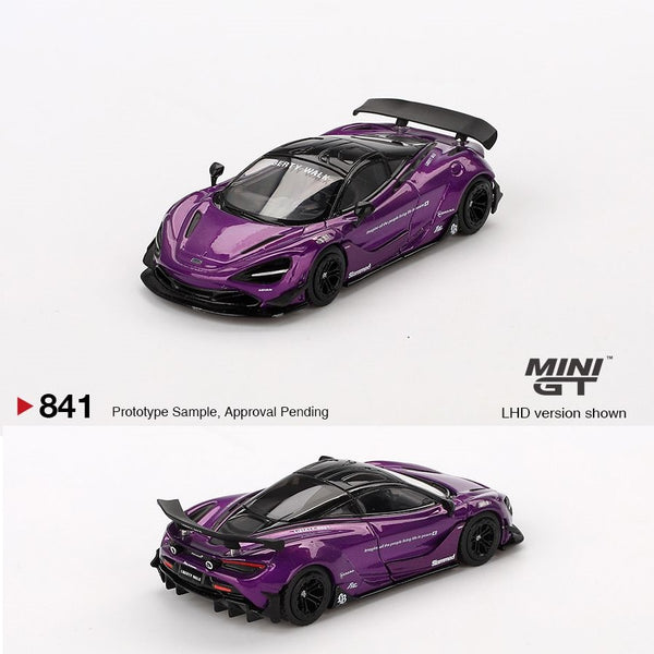 PREORDER MINI GT 1/64 McLaren 720S LB★Works Purple MGT00841-L (Approx. Release Date : Q2 2025 subject to manufacturer's final decision)