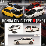 PREORDER MOTORHELIX 64INTERN SERIES 1/64 Honda Civic Type R EK9 Mugen Championship White M65011 (Approx. Release Date: Q1 2025 and subject to the manufacturer's final decision)