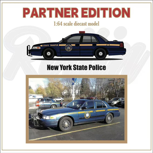 Rollin 1/64 Ford CV Victoria Crown - New York State Police
