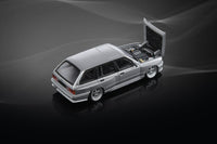 PREORDER MORTAL 1/64 BMW E30 Touring Lowside Rider version ARGENT SILVER (Approx. Release Date : Q1 2025 subject to manufacturer's final decision)