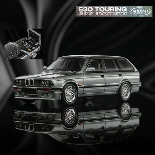 MORTAL 1/64 BMW E30 Touring Silver Grey