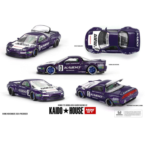 PREORDER MINI GT x Kaido House 1/64 Honda NSX Kaido Racing V2 KHMG173 (Approx. Release Date : Q2 2025 subject to manufacturer's final decision)