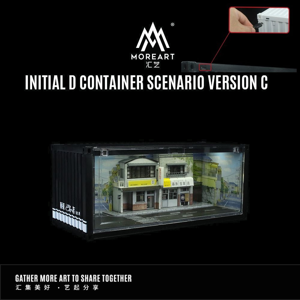 MoreArt 1/64 INITIAL D CONTAINER DIORAMA VERSION C MO400204