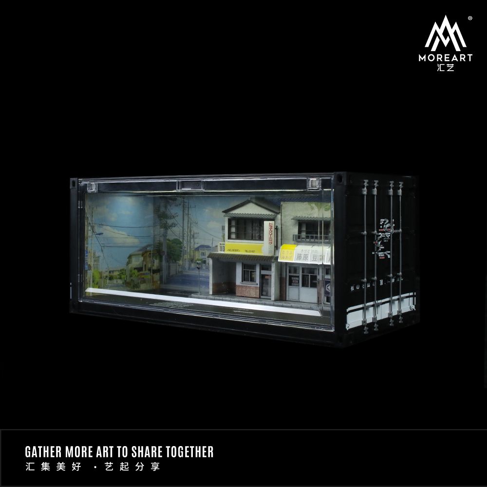 MoreArt 1/64 INITIAL D CONTAINER DIORAMA VERSION C MO400204