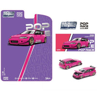 PREORDER POPRACE 1/64 Pandem Civic EG6 - PINK (enigma exlucsive edition) PRE008 (Approx. Release Date: Q2 2025 and subject to the manufacturer's final decision)