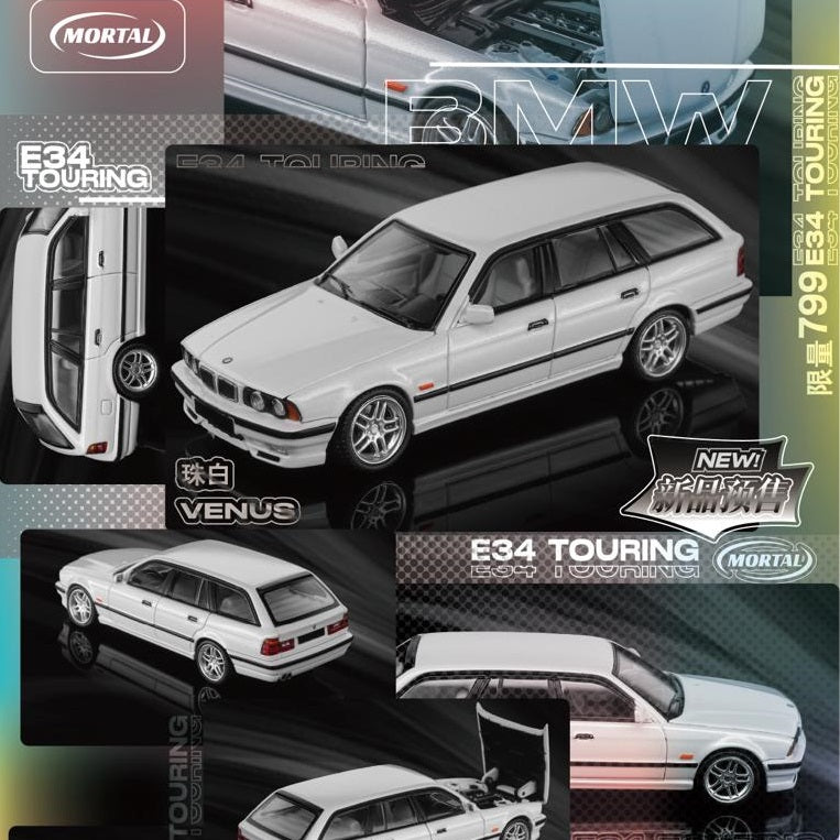 MORTAL 1/64 BMW E34 Touring VENUS WHITE