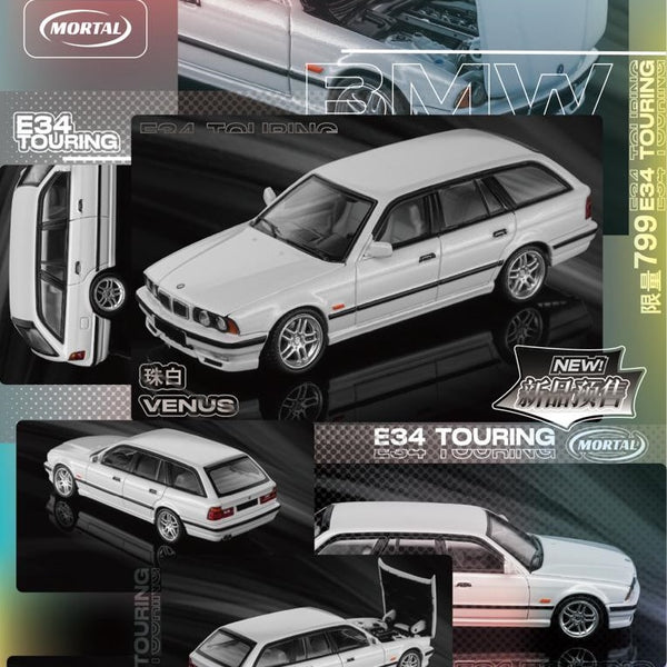 PREORDER MORTAL 1/64 BMW E34 Touring VENUS WHITE (Approx. Release Date : Q1 2025 subject to manufacturer's final decision)