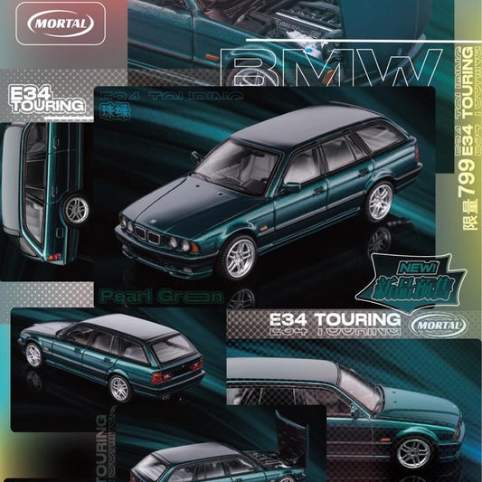 MORTAL 1/64 BMW E34 Touring Pearl Green