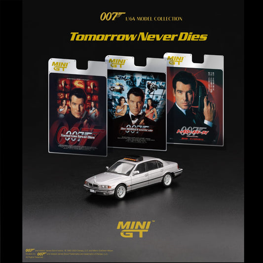 MINI GT 1/64 BMW 750IL "Tomorrow Never Dies" / English Blister Packaging MGT00902-007E