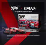 PREORDER MINI GT 1/64 Nissan GT-R NISMO #23 "MOTUL AUTECH GT-R 2021" SUPER GT SERIES Suzuka winner W/ Matsuda Figure - Tsugio Matsuda Collection No.2 MGT00875-L (Approx. Release Date : Q2 2025 subject to manufacturer's final decision)