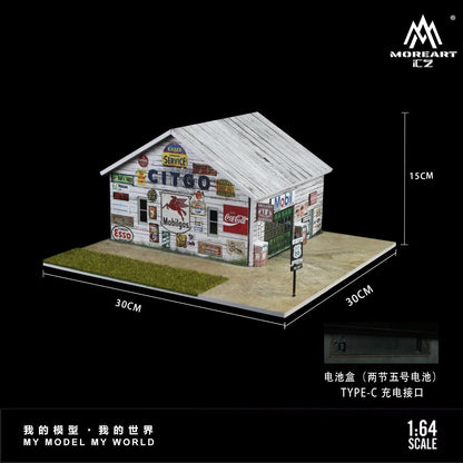 MoreArt 1/64 AMERICAN FACTORY  Diorama MO936411