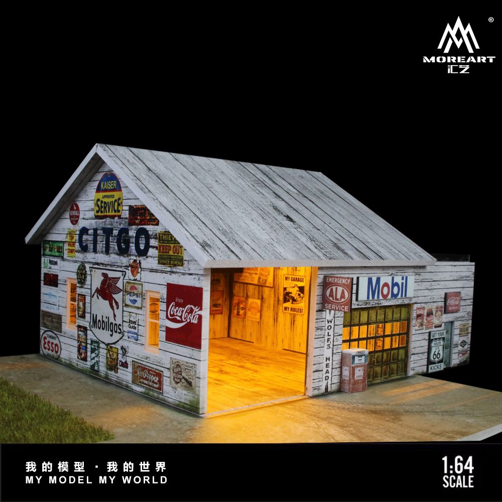 MoreArt 1/64 AMERICAN FACTORY  Diorama MO936411