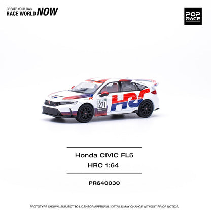 POPRACE 1/64 HONDA CIVIC TYPE-R (FL5) TCR - HRC PR640030